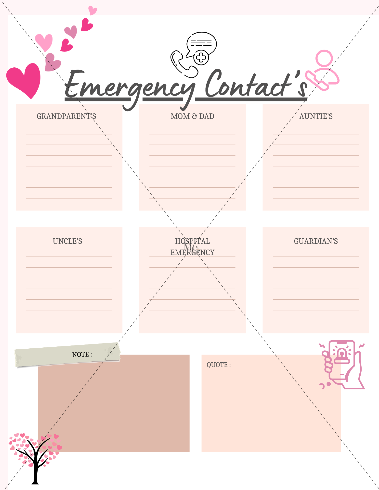 Digital " Medical (Family) Planner"