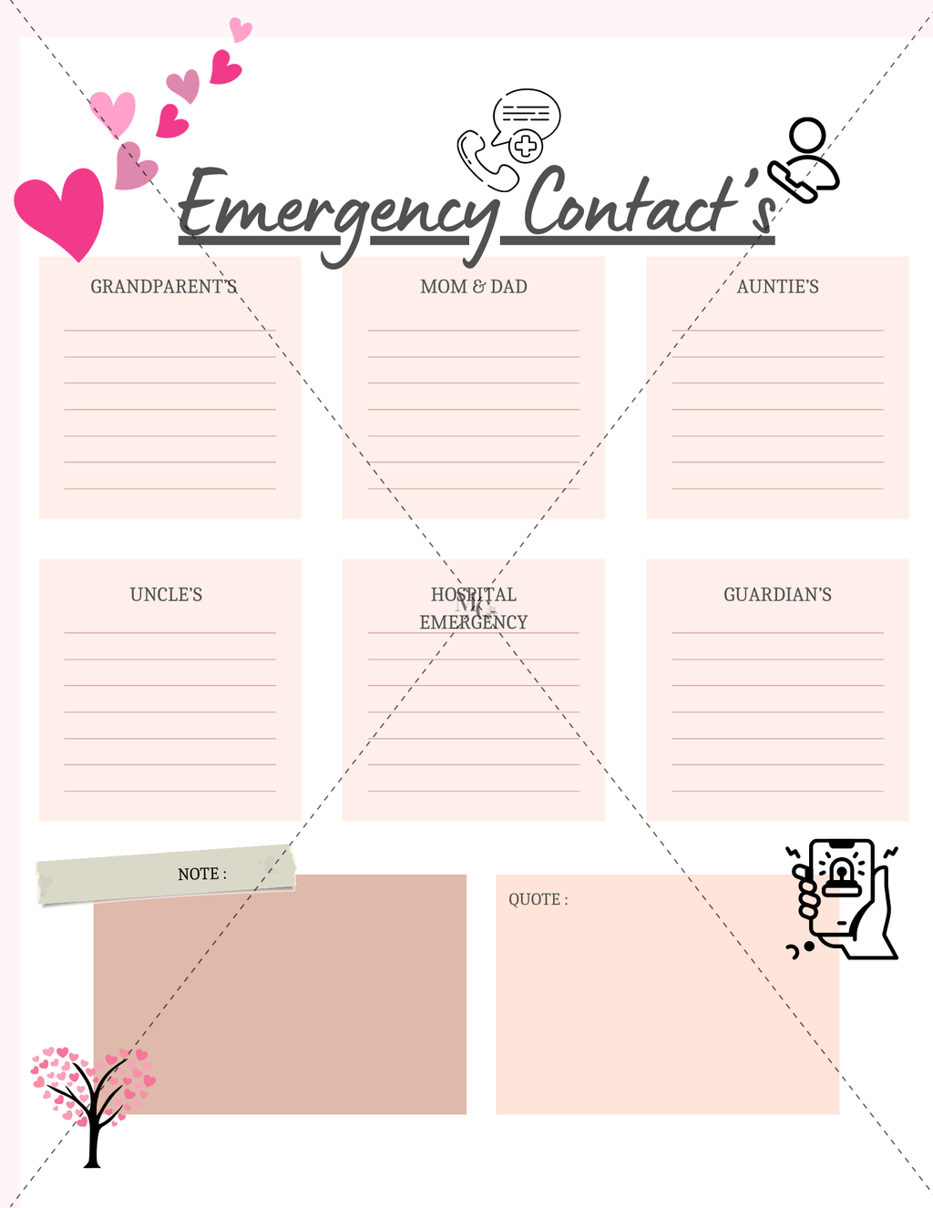 Digital " Medical (Family) Planner"