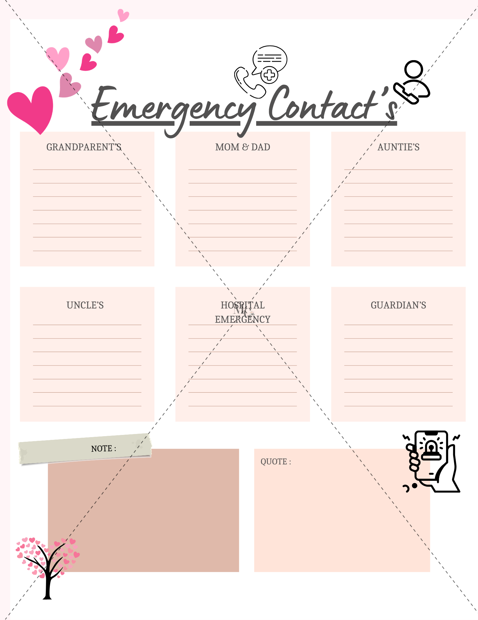 Digital " Medical (Family) Planner"